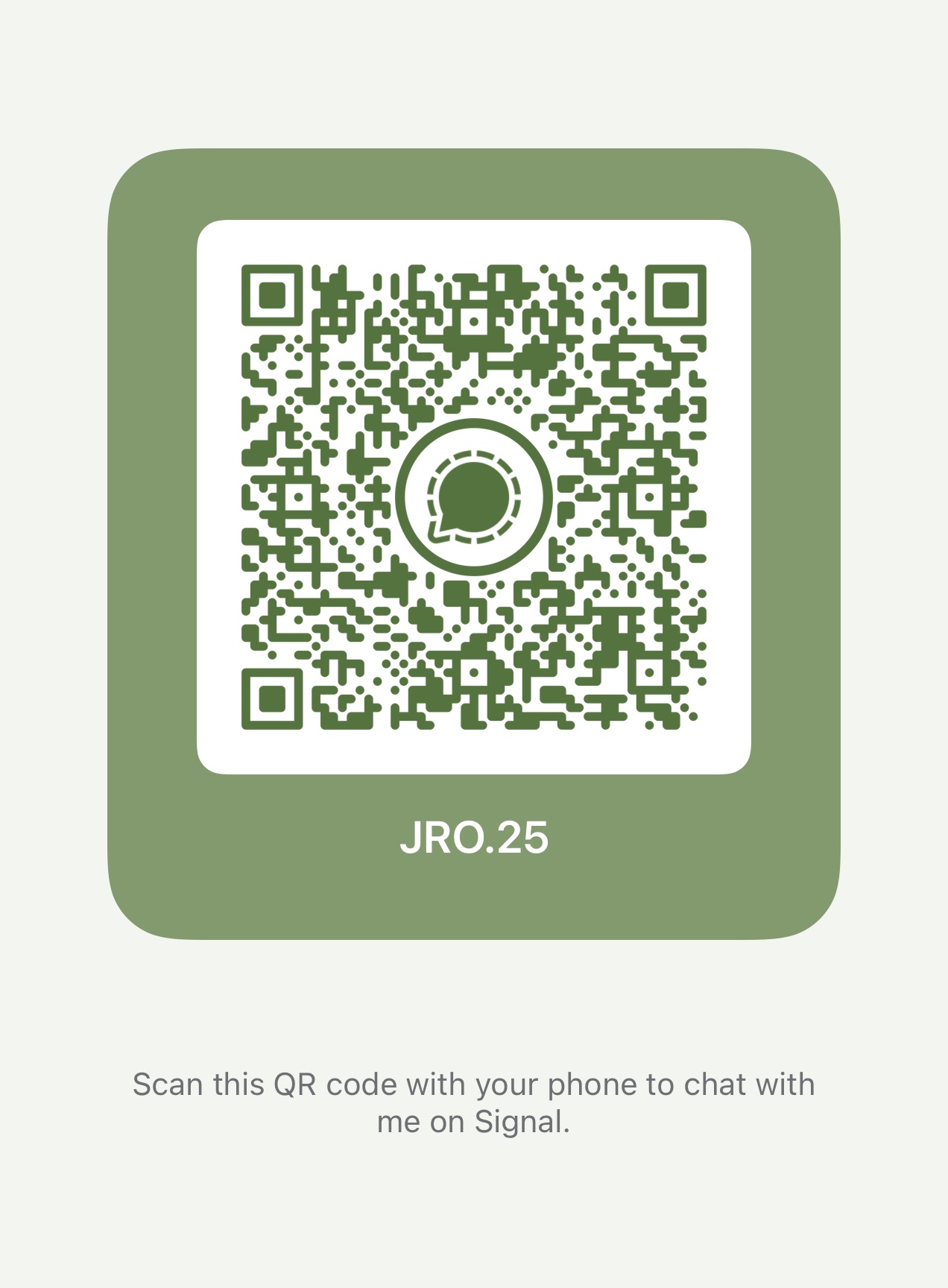 Signal QR Code